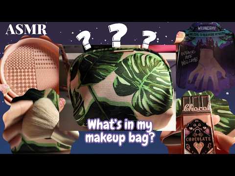 ASMR what's in my makeup bag 💄!