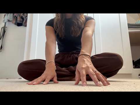ASMR Massaging the Floor, Carpet Scratching & Face Touching 