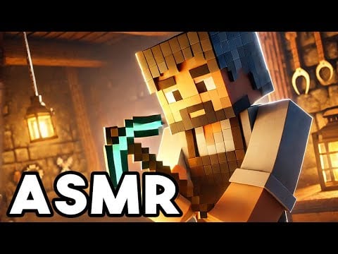 Minecraft ASMR Roleplay: Blacksmith Grades Your Pickaxe *RELAXING