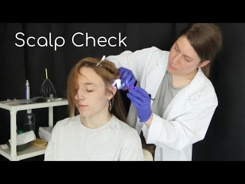 Doctor Scalp Check and Hair Treatment [ASMR]
