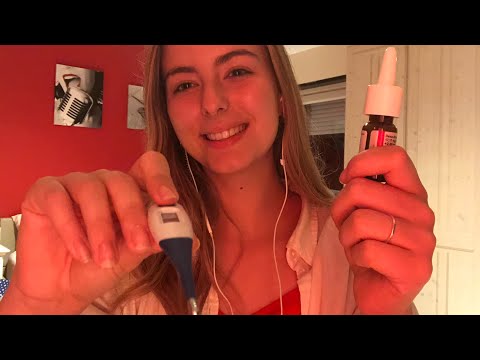 ASMR| You’re sick I take care of you