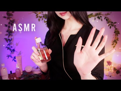 ASMR(Korean) Comfortable Sleep Spa Massage😴(BGM ver) Face And Neck Oil Massage for Relax