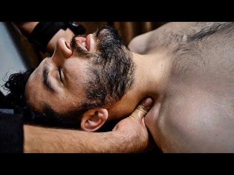 The Expert Massage Therapist Giving Him Unique Full Body Massage Routine [ ASMR ]