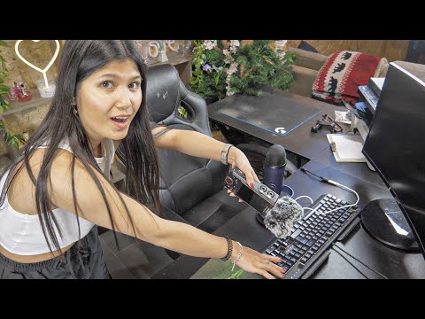 ASMR ROOM TOUR (IN STUDIO)