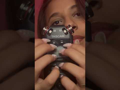 ASMR tascam tapping e sons de boca 👄❤️ #asmr #shorts
