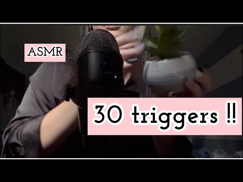 ASMR [30 triggers in 9:34* min]