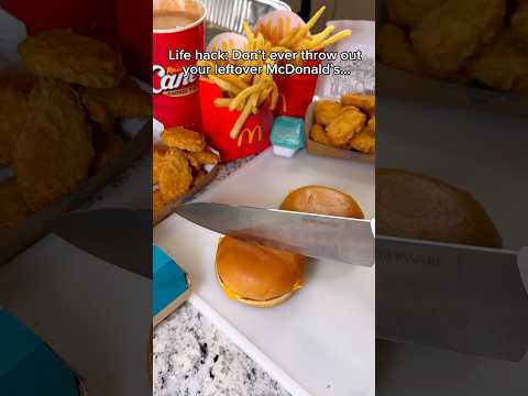 Don’t ever throw out your leftover McDonald’s… #food #eating #recipe