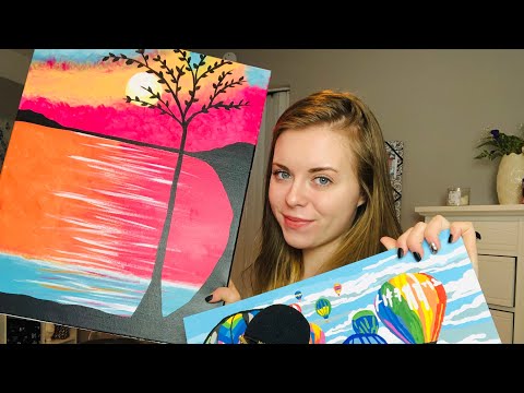 ASMR! Tapping on Paintings! 🎨🖼