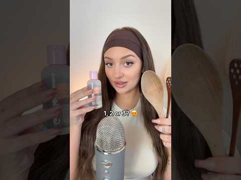 1,2 or 3?! #asmr #tingles #triggersforsleep #asmrtingles #relax #triggertime #asmrtriggers