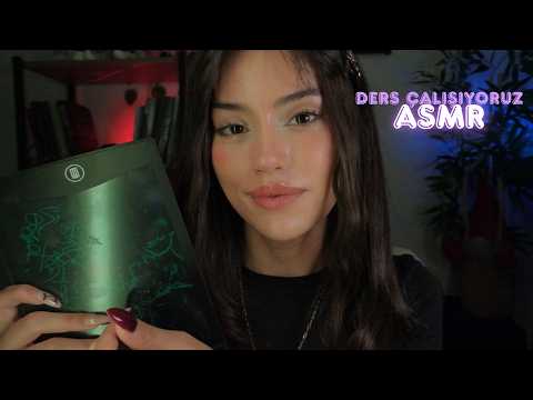 ASMR - Birlikte Ders Çalışıyoruz 😴