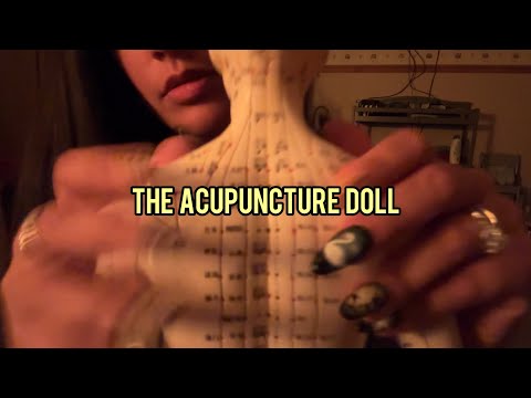 Fast & Aggressive ASMR Acupuncture Doll Tapping, Scratching, Gripping+ (Casual, a little chatty)
