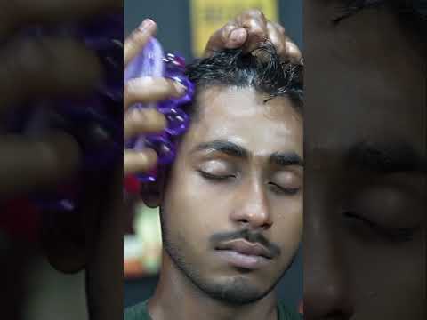 ASMR Instrument Head Massage | Head Scratching With Neck Cracking #shorts #headscratching #neckcrack