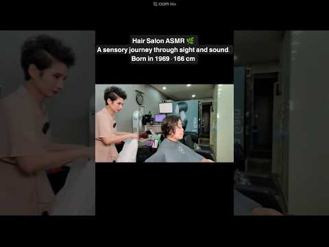 Hair Salon ASMR Visual & Auditory Activation #Digital Setting Perm for Bouncy, Long-Lasting Curls
