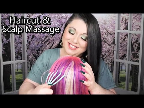 ASMR Hair Salon Roleplay (Haircut, Scalp Massage, Scalp Scratching, Scalp Check and Treatment)