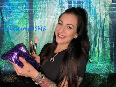 ASMR 💜💚💙- Makeup Bag Rummaging!