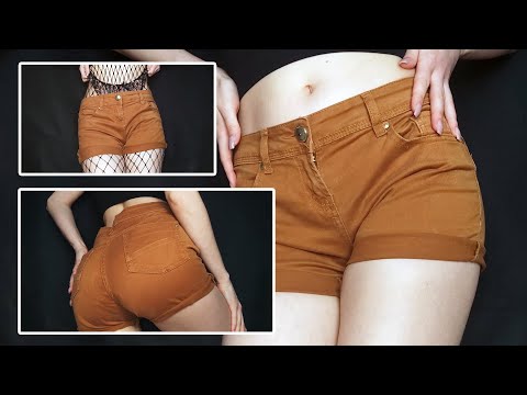 ASMR | BEST SHORTS SCRATCHING | FISHNET TIGHTS