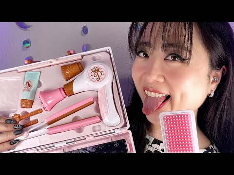 ASMR Styling your Princess Hair, Spit Paint (do you feel bonita?)