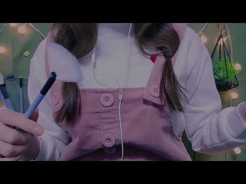 여러가지 시각적 카메라 브러쉬ASMR(여자친구 상황극) camera visual trigger of friend(Eng sub)(日本語字幕)personal attention