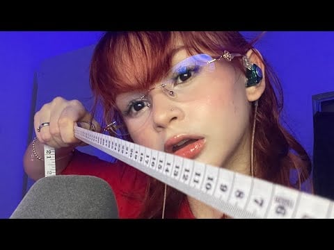 ASMR TIRANDO AS MEDIDAS DO SEU ROSTO