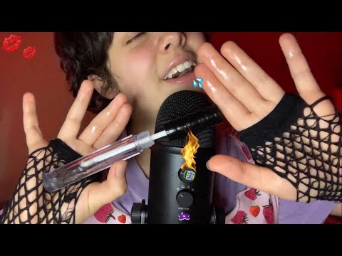 [ASMR] 🥵 Beijinhos melados com sons de boca molhados 25min intensos💋💦