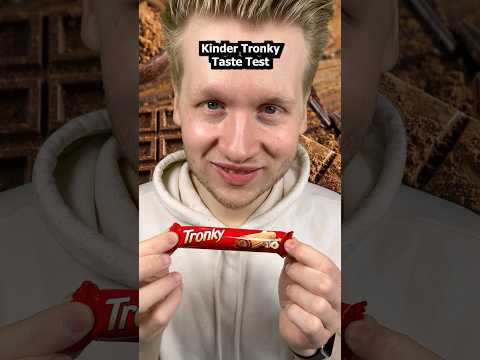 Kinder Tronky Taste Test #asmr
