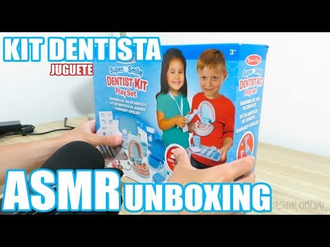 ASMR | Unboxing Kit Dentista (Juguete)