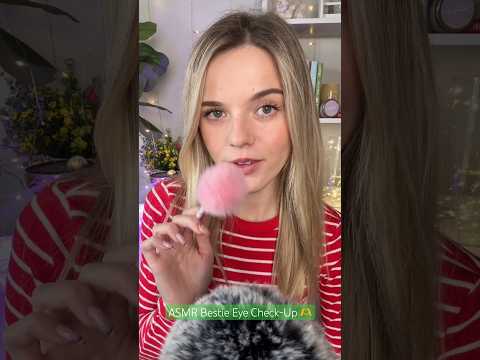 #asmr Eye Check-Up 🥹 #asmrsounds #asmrvideo #tingles #asmrcommunity #asmrcommunity #relax