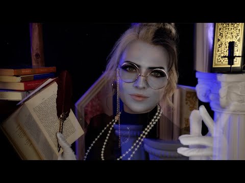 Ghostly Librarian Checks You Out ASMR | How Did You Get Here?