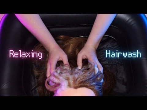 [ASMR] 🫧 The Most Realistic Relaxing Hair wash and Scalp Massage | Hair brushing, Water Sounds