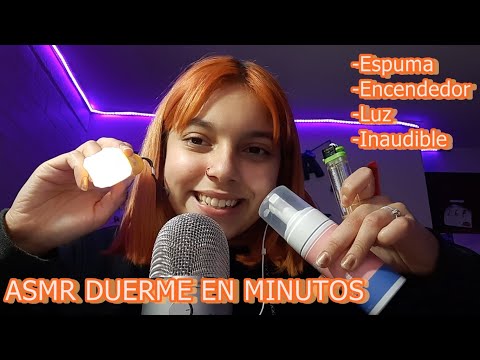 ASMR DUERME EN MENOS DE 5 MINUTOS| INAUDIBLE + ESPUMA + |SOFIWI