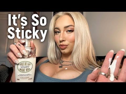 Girlfriend Oils You Up With Lotion Hand Sounds (ASMR)