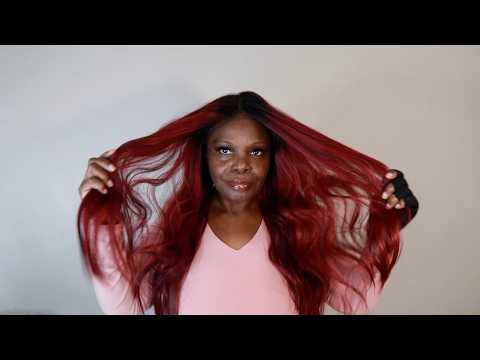 Trying On New Wig ASMR Makeup Tutorial Sounds.