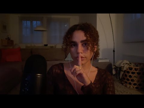 shushing & covering your mouth as the sun goes down (lofi asmr)