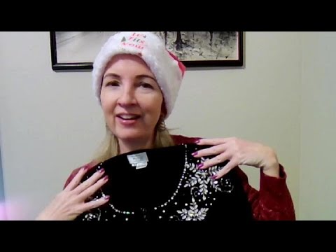 ASMR | Updated Christmas Sweater Collection Show & Tell (Whisper)