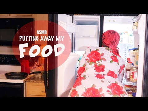 PUTTING AWAY MY FOOD ASMR