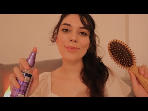 ✨ ASMR RP🌙 ATENCIÓN PERSONAL, Te cepillo el cabello y Limpio tu Carita 💖