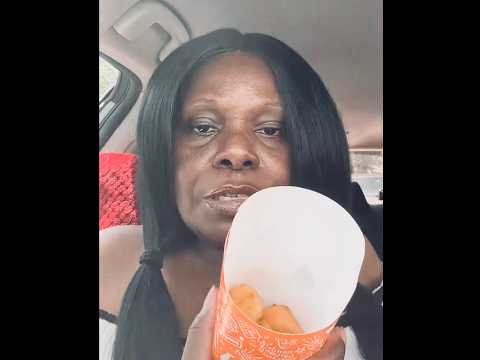 I Went Live For The  Very First On TicTok Trying Popeyes Cheese Bites
