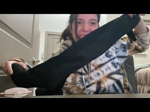 Shoe N’ Tale unboxing ASMR box triggers tissue, crinkling sounds, fabric sounds