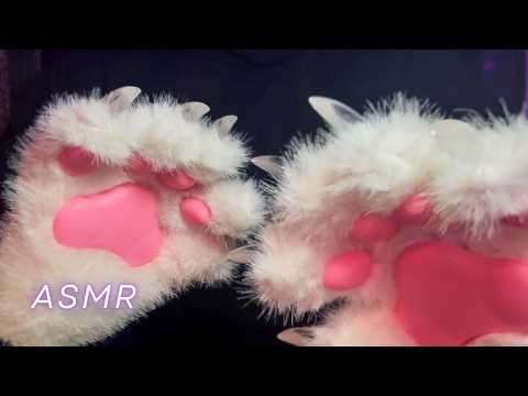 ASMR Tingly Relaxation with Cat Claws🐱[ with background music ]