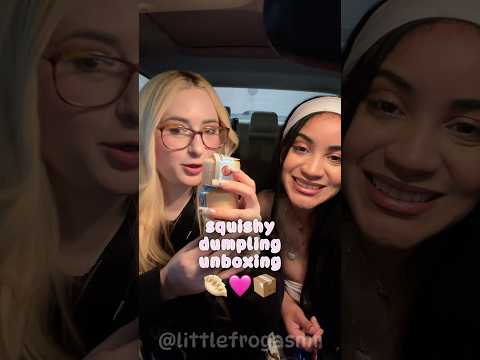 DUMPLING SQUISHY UNBOXING 🥟✨📦 #squishy #viral #dumplings #unboxing #cute