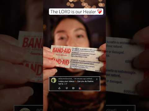 Christian ASMR - Putting Bandaids on You ❤️ #relax #scripturemeditation