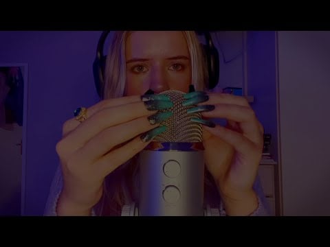 ASMR Trigger assortment for sleep😴 (mic scratching, nail tapping, hair brushing etc.)
