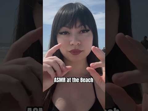 asmr at the beach #mouthsounds #handmovements #relax #sleep #tingles
