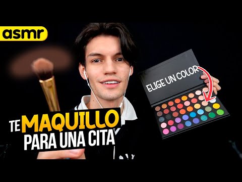 ASMR TE MAQUILLO *asmr roleplay | ASMR Español | Mol