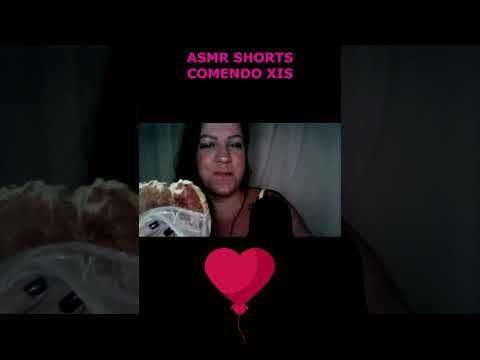 ASMR-SHORTS COMENDO XIS  #asmr #shortsvideo #shorts_ #shortsviral #mastigação #mukbang #rumo3k