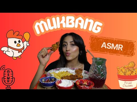 Mukbang ASMR: Kızarmış Tavuk, Patates Kızartması ve Sos Şöleni Türkçe ASMR