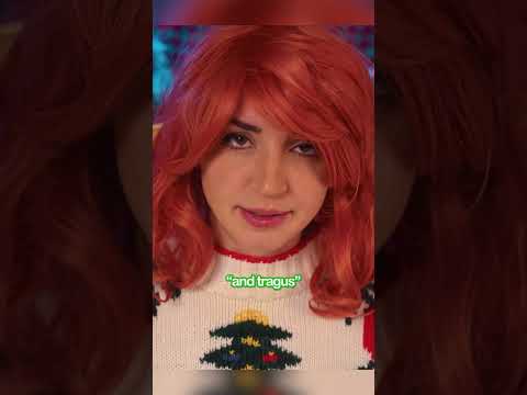 ASMR - (Very reluctantly) measuring your ears #shorts