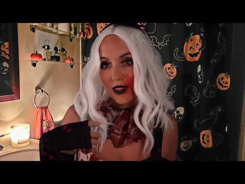 ASMR Girl You Met at the Halloween Party 🎃 (she becomes your new bestie🧡)