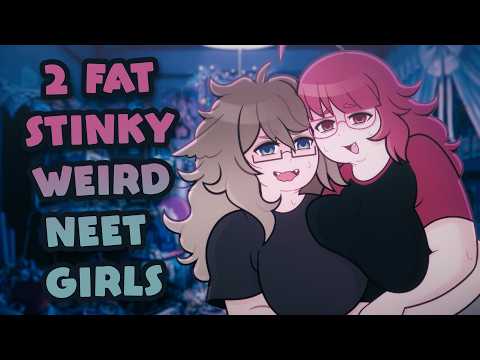 Two Chubby Otaku Girlfriends Kiss You During a Sleepover… | ASMR Sleepover Roleplay