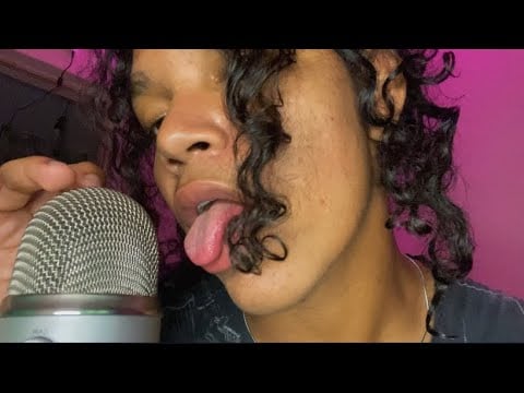 ASMR Wet and Dry Mouth Sounds Fast and Aggressive Spit Painting Super Tingly